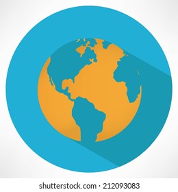 Vector Planet Earth Icon