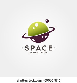 Vector planet logo design template cosmos best concept web icon app science