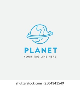 vector planet logo logo designs concept vector, Science logo template