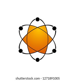 Vector Planet logo. Orbit vector and Satellite logo.