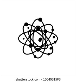Vector Planet logo. Orbit vector and Satellite logo.