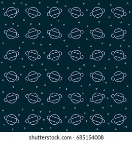 vector planet pattern