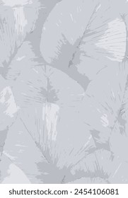 Textura decorativa de plantas de Vector de hojas Grandes