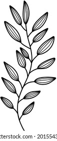 Extracción de la mano de la planta de vectores