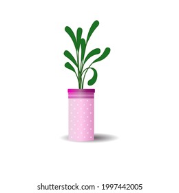 vector plant on pots minimalis modern style