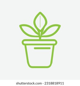 Diseño de la ilustración de la cacerola vectorial 