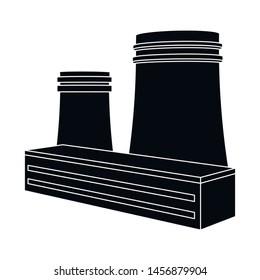 Vector of plant and technology logo design. Plant and equipment stock symbol for web.