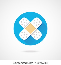Vector Plaster Icon