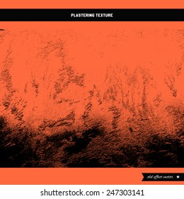 Vector Plastering texture, for aging illustration and grunge background.