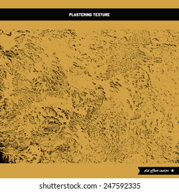 Vector plastering texture - that you can use to build your own unique vintage artwork and background.