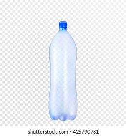 Vector plastic bottle 