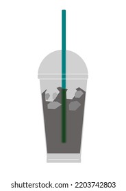 vector plastic coffee cup used for making pictures with drink mugs