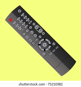 vector plastic gray remote controller