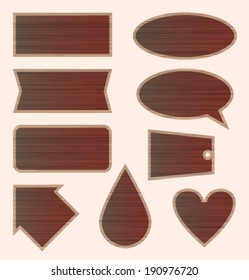 vector plate wood