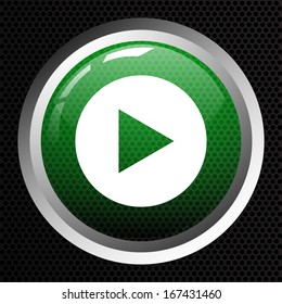 Vector play button background.