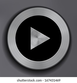 Vector play button background.
