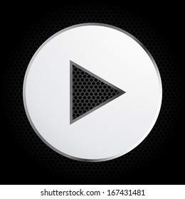 Vector play button background.