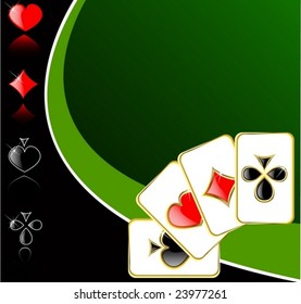 vector play card background eps 8