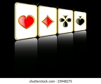 vector play card set eps 8