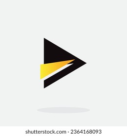 Icono o logotipo del juego de vectores. Plantilla de diseño de icono de aplicación de vídeo. Jugador de música. Diseño de icono de aplicación.