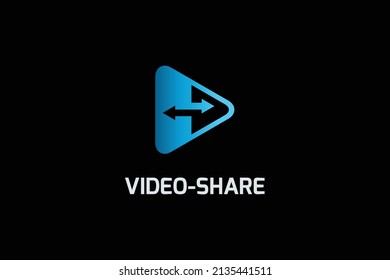 Vector play logo icon. Video application icon design template. Music player. Line art. Paper origami collection. Application icon design.