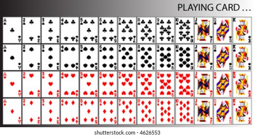 vector playing card