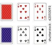 Vector. Playing card set 09