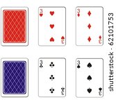 Vector. Playing card set 10