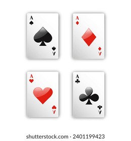 Vector playing card suit design 
