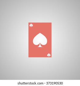 Vector Playing Card Suit Icon Symbol Set