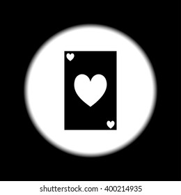 Vector Playing Card Suit Icon Symbol Set