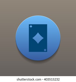 Vector Playing Card Suit Icon Symbol Set
