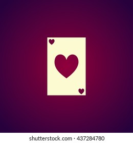 Vector Playing Card Suit Icon Symbol Set