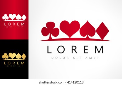 Vector Playing Card Suit logo vector