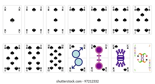vector playing cards