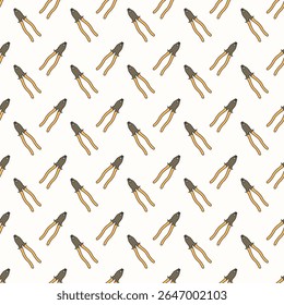 vector pliers pattern design, seamless pattern of pliers - Powered by Shutterstock - Get 15% off with code: PIKWIZARD15