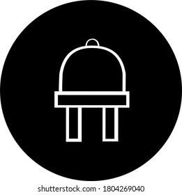Vector Plug Cable Icon Design Template. Against a white background