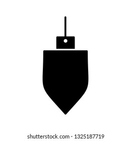 Vector Plumb bob Icon 