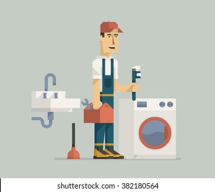 vector plumber