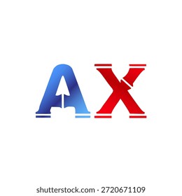 Plomería de Vector y diseño de logotipo de construcción. Letras y tipografía del alfabeto del estilo de la pipa de Industrial con colores degradados rojo y azul. Símbolo de servicio de agua y gasoductos.