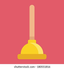 Vector Plunger Icon