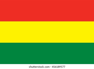 Vector Plurinational State of Bolivia flag