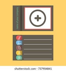 Vector plus web flat icon.