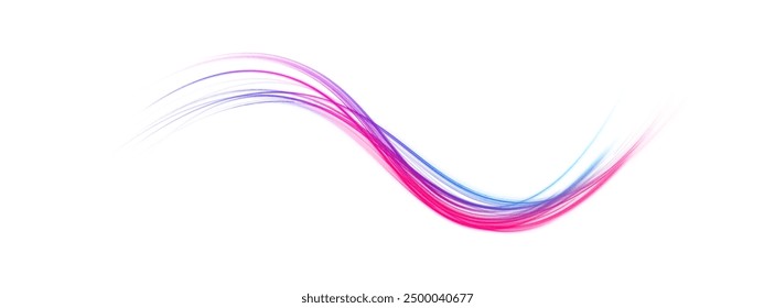 Vector PNG glitter light fire flare trace. Abstract speed line background poster with dynamic.	