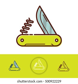 Vector Pocket Knife Icon