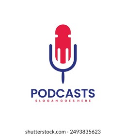Vector podcast flat industry logo