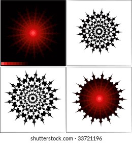 Vector. Point Ornaments.