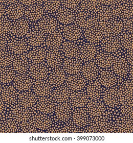Vector points pattern in doodle style. Points on a dark background. Seamless pattern can be used for wallpaper, pattern fills, web page background, surface textures.