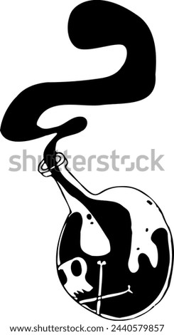 vector of poison in a bottle