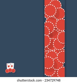 Vector poker background